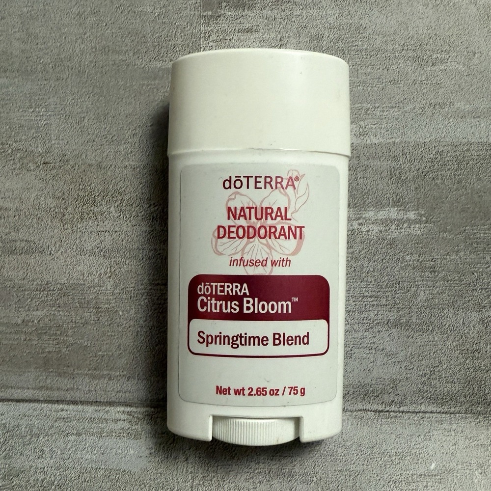 doTERRA Natural‎ Deodorant Infused With Citrus Bloom Springtime Blend Oil NEW
